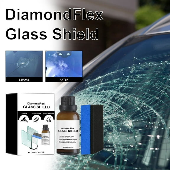 Reinforced Glass Repair Adhesive DiamondFlex Glass Shield 30ml
