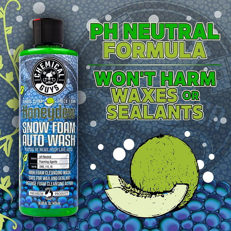 Chemical Guys CWS20716 Extreme Bodywash & Wax Foaming Car Wash Soap, 16 oz  