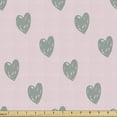 thumbnail image 1 of Hearts Upholstery Fabric by the Yard Sketched Shapes Romantic Full of Love Simple but Effective Valentines Theme Decorative Fabric for DIY and Home Accents  by Ambesonne, 1 of 4