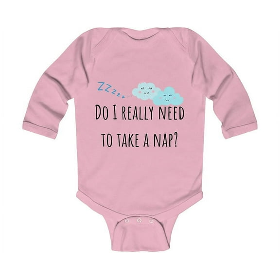 The Kawaiiverse Baby Talk Infant Baby unisex Boy & Girl Long Sleeve Bodysuit