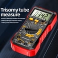 thumbnail image 2 of ANENG ANENG SZ304 Handheld Digital Multimeter - High Precision Voltage/Current/Resistance/Capacitance/Frequency/Diode Tester with Test Leads, Red (Battery Not Included), 2 of 7