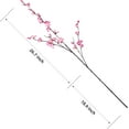 thumbnail image 4 of 4PCS Artificial Plum Blossom, Silk Wintersweet Branches Arrangements for Wedding Office Party Hotel Yard Home DIY Decoration(White)., 4 of 5
