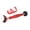 Red, variant on Motorcycle Stand Lift Stand with Brake Buckle for Most Motorcycle Wheel Lift Stand Chain Cleaning Maintenance Tool