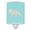 Blue Check, variant on Caroline's Treasures BB7877CNL White Arctic Fox Pink Check Ceramic Night Light, 6x4x3", multicolor