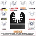 thumbnail image 5 of Kit de accesorios para hojas de sierra multiherramienta, 28 piezas de accesorios multiherramienta oscilantes Hoja de sierra universal para Fein Multimaster, Dremel, Bosch, Makita, Dewalt y más, 5 of 5