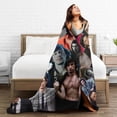 thumbnail image 4 of Adam Blanket Super Soft Air Conditioning Blankets Driver Collage for Bed Sofa Car 60"X50", 4 of 7