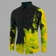 thumbnail image 1 of Camisa para hombre con estampado abstracto de tinta salpicada, moda informal para exteriores, fiesta callejera, camisetas para hombre cómodas y suaves, camiseta de alta calidad, talla grande, 1 of 6