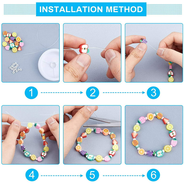  2000pcs Heishi Vinyl Beads Polymer Clay Beads Flat Round Spacer  Beads for Making Bracelet Necklace Earring Accessories DIY Handmade Craft  (White, 6mm) : Arts, Crafts & Sewing