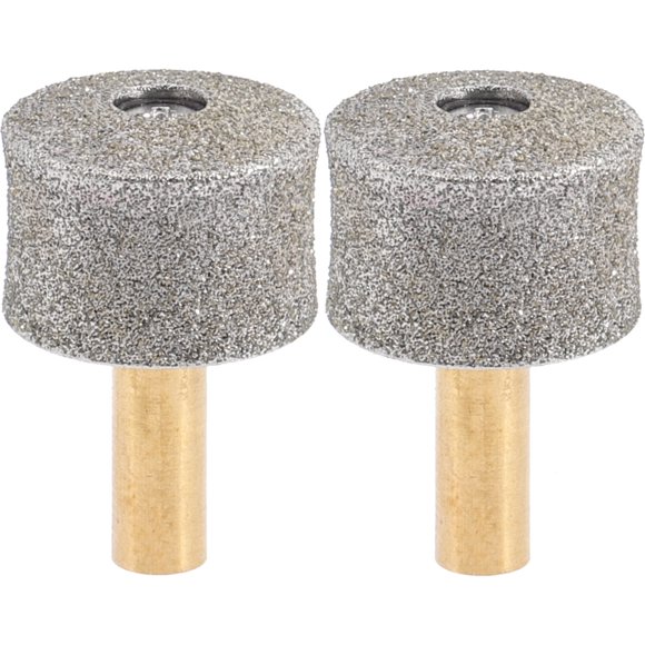 FESTFENDS 2Pcs Dog Nail Grinder Wheels Heads Copper Iron Nail Trimming Polishing Replacement for Pets Grooming Supplies