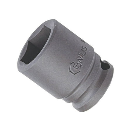 Genius Tools 1/2" Dr. 39mm Impact Socket (CR-Mo) - 444039