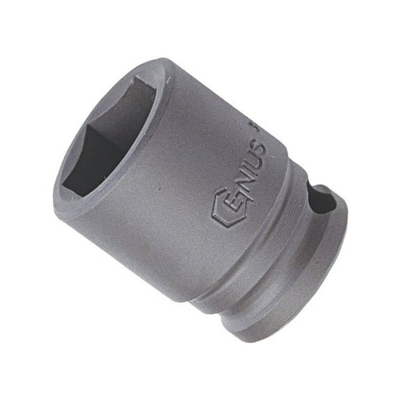 Genius Tools 1/2" Dr. 39mm Impact Socket (CR-Mo) - 444039