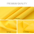 thumbnail image 4 of Romanstile Round Nappe Imperméable Résistant aux Taches Lavable Nappes Polyester Housses de Table Sans Rides pour la Cuisine Dîner Fête Mariage Intérieur et Extérieur - Yellow, 108 Inch, 4 of 5