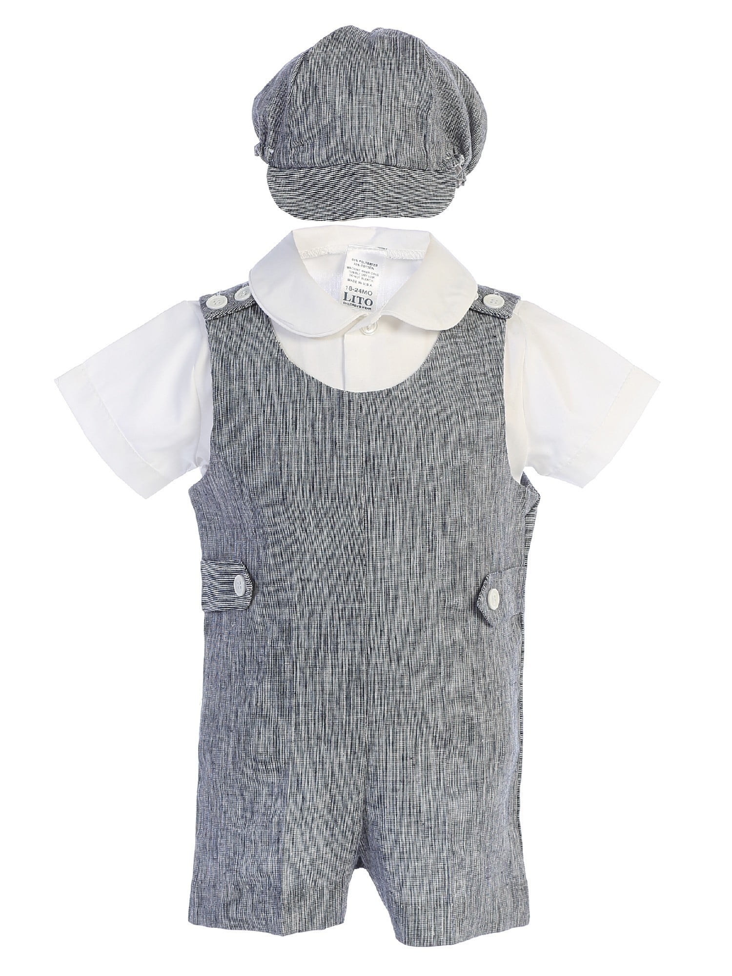 baby boy special occasion romper