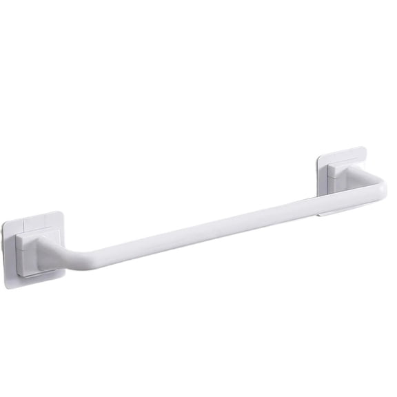 Self-Adhesive Towel Rod On Wall Bath Towel Holder Rail Rack Bathroom Towel Hanger Bathroom Adhesive Towel Rack Accessories
