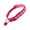 Pink, variant on Vibrancy Color Cats Collar Bells with Rustproof Hook Paws Print Design For Pet Wear Outdoor Walking Training Pet Collar