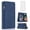 Blue, variant on Asuwish Wallet Kickstand Hard Shell Cell Phone Case with Tempered Glass Screen Protector for Blackview BV5300, Blue