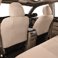 thumbnail image 3 of Flying Banner Universal Full Set Washable Car Seat Covers for Car Truck SUV Van Solid Beige, 3 of 7