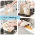 thumbnail image 2 of Yayeee 6 Pack Kitchen Dish Cloths for Washing Dishes Soft Absorbent Microfiber Towels, Halloween Ghosts, 2 of 9