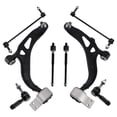 thumbnail image 2 of Front Lower Control Arms with Ball Joints Bushings Inner Outer Tie Rods Stabilizer Links Kit Compatible with Ford Explorer 2011-2019 Police Interceptor Utility 2013-2019 522-759 522-760, 2 of 6