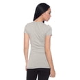 thumbnail image 4 of Women's & Juniors Plain Basic Scoop Neck T-Shirt Slim Top, 4 of 4