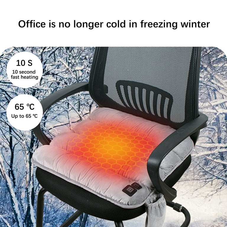 Asdomo Heated Seat Portable Cushion For Office Chair Car,Usb Heated Seat  Cover For Pain Relief,Winter 