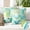 Turquoise, variant on Phantoscope Boho Outdoor Decorative Throw Pillows with Inserts, Waterproof, Turquoise, 18 x 18 in, 2 Pack