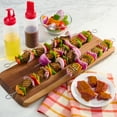 thumbnail image 6 of Mainstays 15in Stainless Steel BBQ & Meat Skewers (4 Pack), 6 of 12