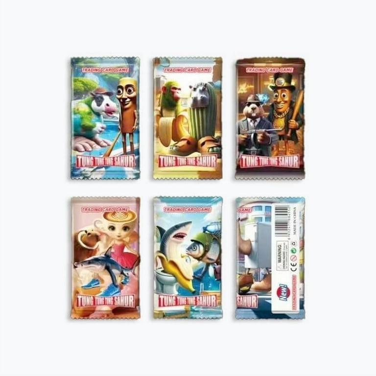 288Pc Italian Brainrot Rot Cards Collection, Tralalero Tralala and