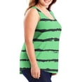 thumbnail image 4 of Wzzjkit Débardeurs pour Femmes Mode Été Décontracté Imprimé Ample Grande Taille Col Rond Camisoles Débardeur, 4 of 7
