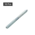 thumbnail image 3 of Uxcell 16Pack M6x70mm Hanger Bolt Double Headed Bolt Self-Tapping Screw for Furniture, 3 of 4