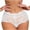 White, variant on Scyoekwg Womens Underwear Comfy Cheeky Panties Breathable Briefs Ladies Underwear Panties Lace Hollow Underwear Panties Hipster Briefs (White,L)