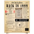 thumbnail image 1 of 25th Birthday Party Decor Poster 25 Years Ago Back In 1999, 1 of 5