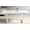White, variant on MAYEERTY Modern Square Extendable Dining Table Metal Leg White