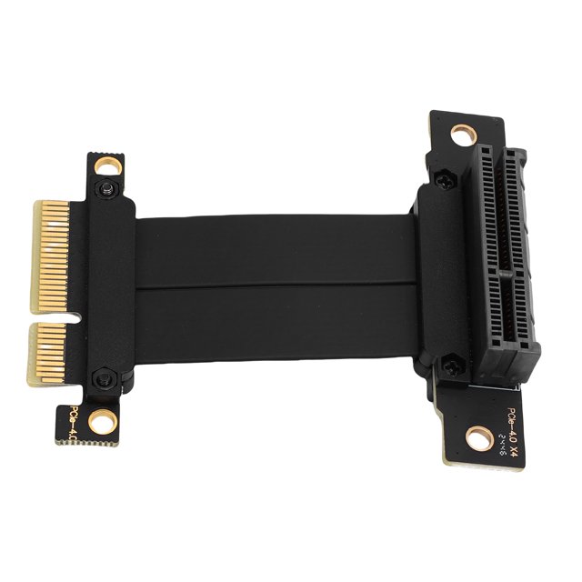 PCIE 4.0 Riser Cable, X16 High Speed 8GB S Graphics Card Extension Port Adapter, Flexible GPU Riser Cable for M.2 WiFi USB Sound Card SSD