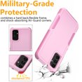 thumbnail image 3 of AggXpf Samsung Galaxy A13 5G Case, Dual Layer Case for Galaxy A13 5G, Shockproof Drop protection Cover for Samsung Galaxy A13 5G, Full-Body Shockproof Protection Case, Pink, 3 of 7