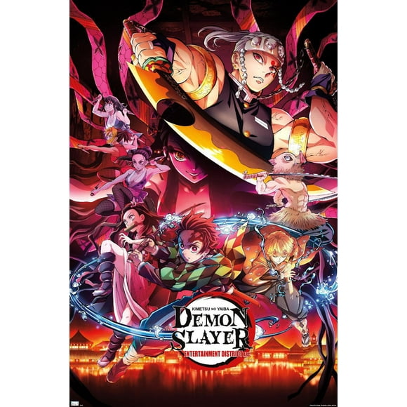 Demon Slayer - Key Visual 1 Wall Poster, 22.375" x 34"