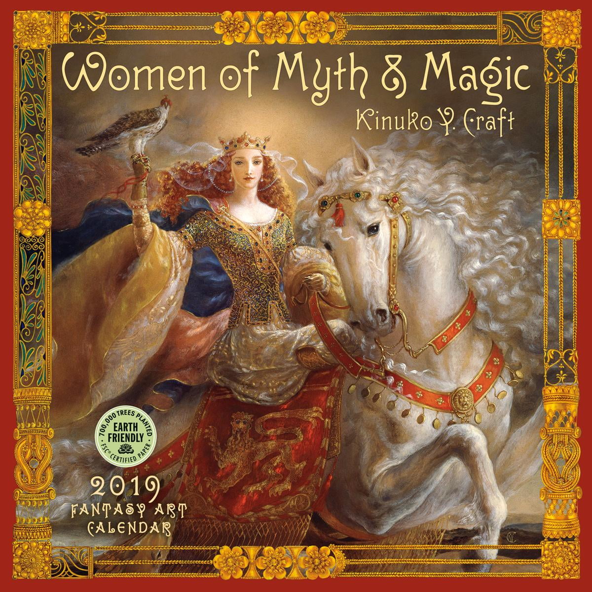 Women of Myth & Magic 2019 Wall Calendar Fantasy Art Calendar (Other