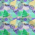 thumbnail image 1 of oneOone Cotton Poplin Sea Green Fabric Tropical Fruits Craft Projects Decor Fabric Printed By The Yard 42 Inch Wide, 1 of 4
