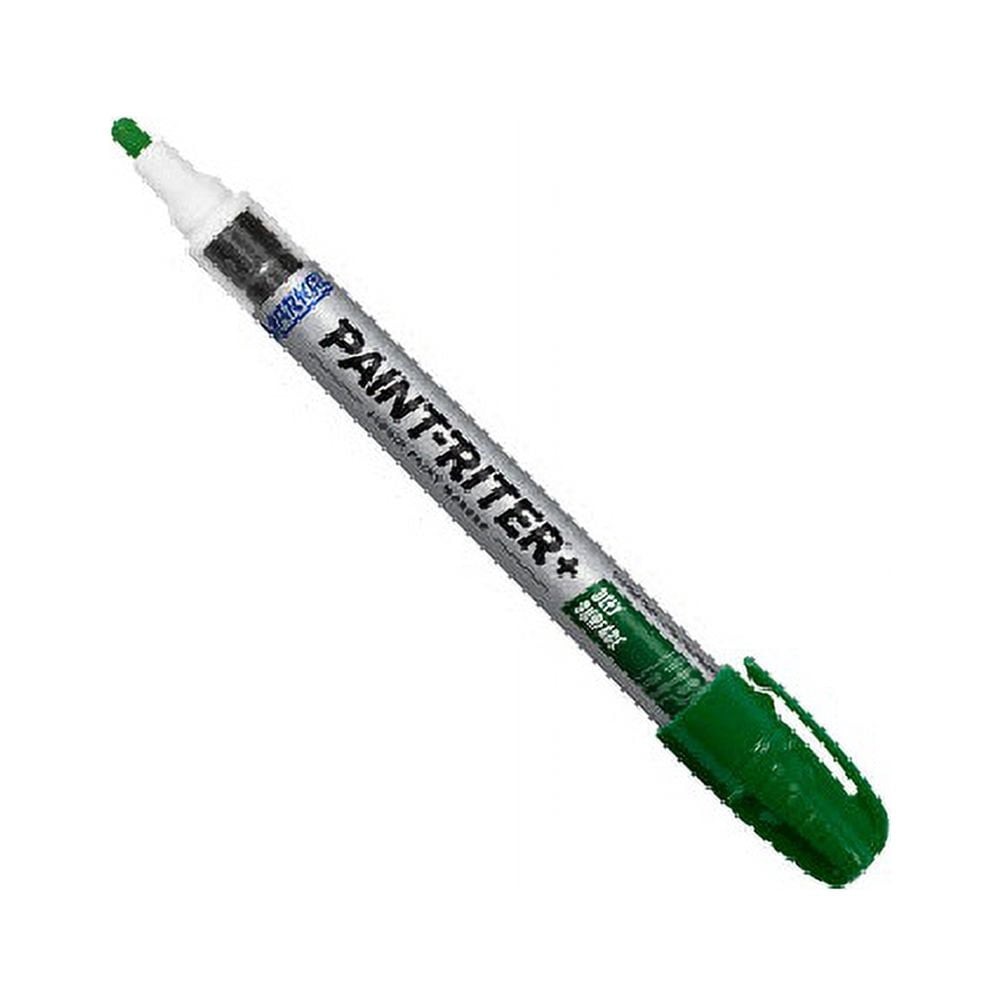 MARKAL 96966 Paint-Riter Plus Oily Surface Paint Marker, Green, 4Pack