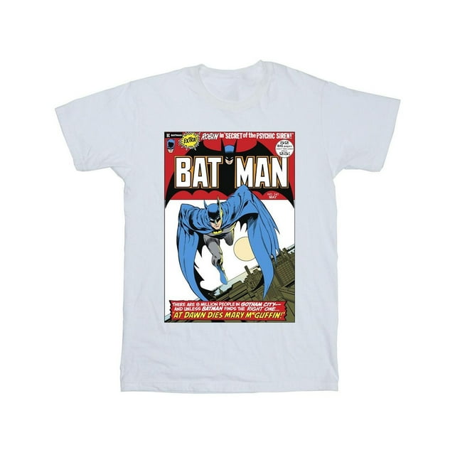 DC Comics T-Shirt de Course pour Garçons avec Couverture de Batman