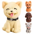 thumbnail image 2 of D-GROEE Mini Cute Puppy Figures Decor, Miniature Fairy Garden Dog Succulent, Tiny Terrarium Animal Statues Ornaments for Home Decoration Micro Landscape, 2 of 7