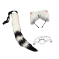 thumbnail image 2 of Conjunto de orejas y cola de , accesorios de disfraz para espectáculos de escenario, fiestas y disfraces. Estilo F, 2 of 10