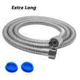 thumbnail image 3 of ICERUN Stainless Steel 5 ft 6.5 ft 10 ft, 1/2 in Flexible Shower Hose, 3 of 7