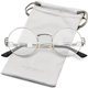 thumbnail image 1 of Gafas de Sol AIEYEZO Redondas Steampunk Metal Plateado/Transparente, 1 of 7