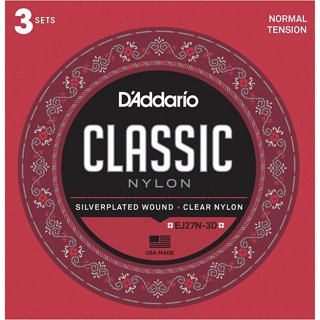 028-042 Classical Guitar Strings Clear String Identification