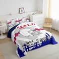 thumbnail image 3 of Castle Fairy Kids Football Twin Comforter Sets,Ball Game Bedding Set,Sport Bedding Set, 3 of 8