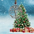 thumbnail image 3 of Wangscanis Christmas Tree Ornament, Solid Pewter Hanging Decoration, Holiday Gift, 3 of 5