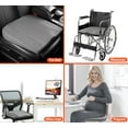 thumbnail image 4 of Car Seat Cushion, Comfort Memory Foam Car Cushions for Driving - Sciatica & Lower Back Pain Relief, Driver Seat Pillow for Auto, Office Chair, Wheelchair, 4 of 12