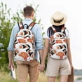 thumbnail image 6 of Naloa Canvas Backpack for Men Women Sushi Roll Print Rucksack Casual Travel Daypack Large and Small Durable College Tote Satchel Bookbag for Teens, 6 of 8