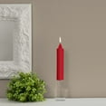 thumbnail image 2 of ROOT Candles Unscented Smooth Collenette Taper Candles, 7-Inch Tall, Box of 4, Color: Red, 2 of 2